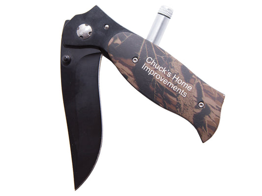 Camo Hunting Knife