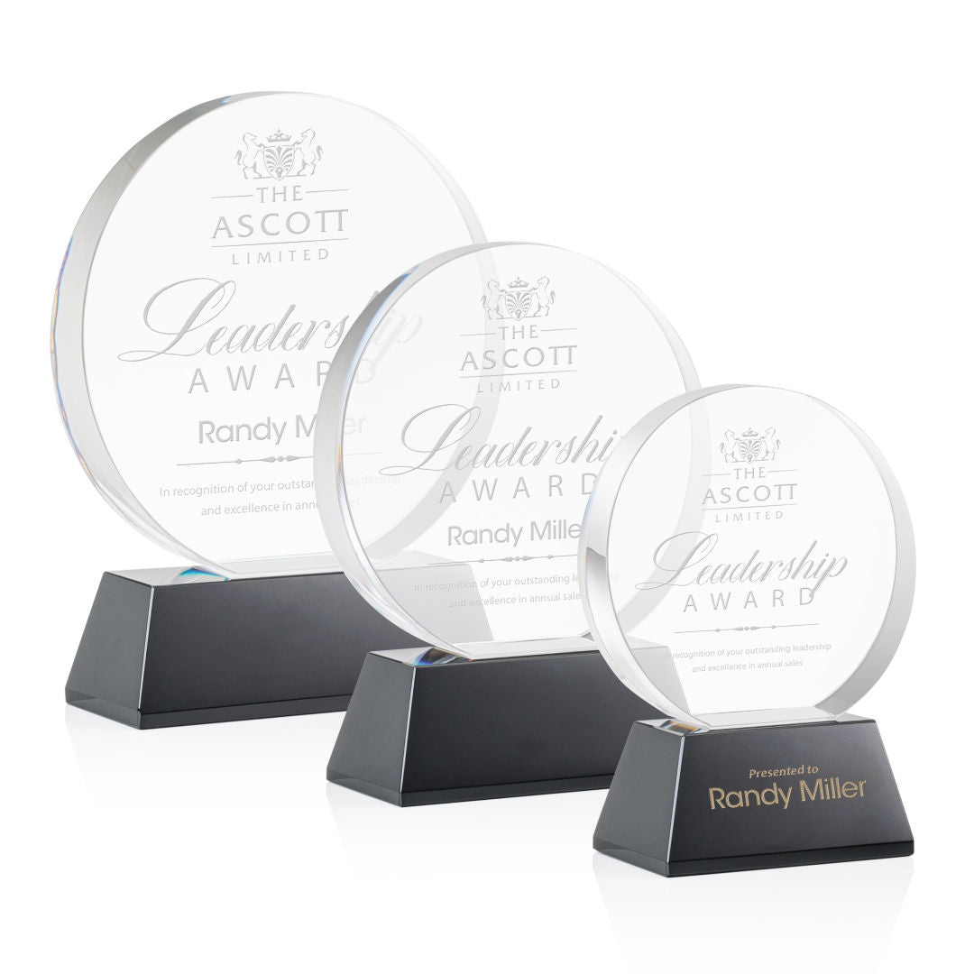 Glenwood Award on Base - Black