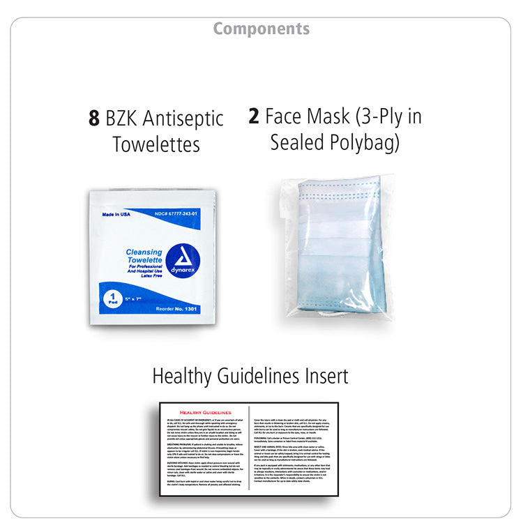 "Titan" Wipe it Down Travel Kit in Zippered Pouch