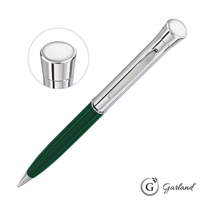 Garland® Monogram Custom Twist Ballpoint Pen - Chrome