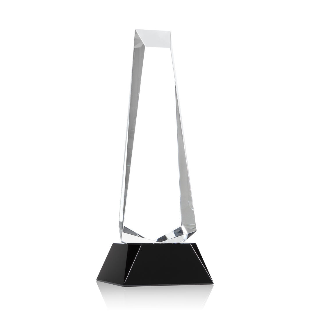 Rustern Obelisk VividPrint™ Award on Base - Black