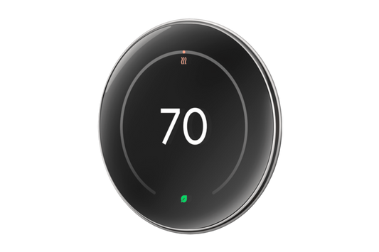 Google Nest Learning Thermostat (4th Gen) - Polished Silver