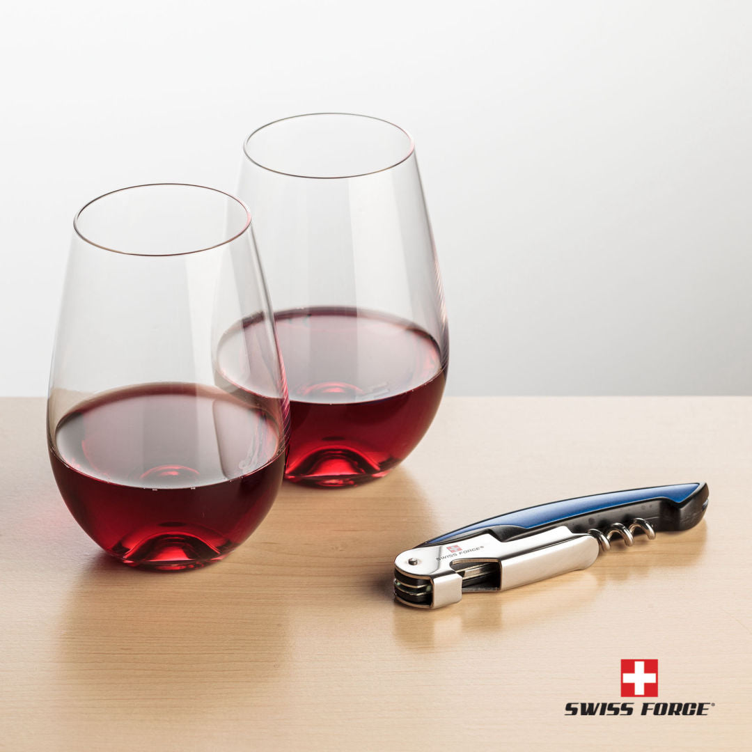 Swiss Force® Opener & Boston Stemless Wine