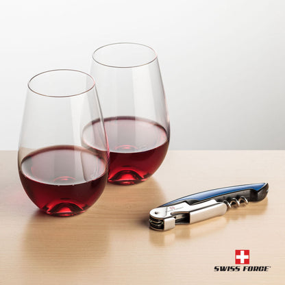 Swiss Force® Opener & Boston Stemless Wine