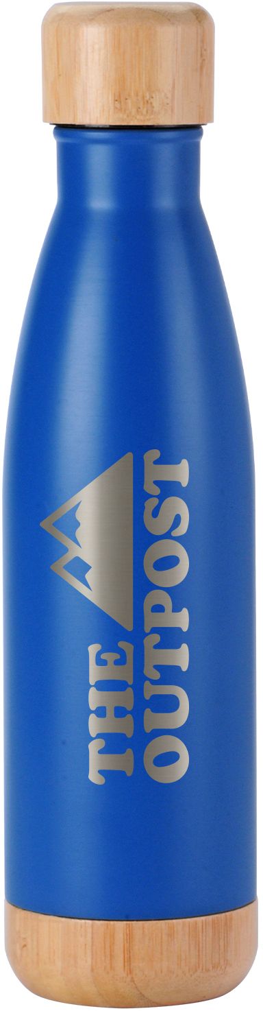 VOYAGER BOTTLE WITH BAMBOO BASE & LID 17 OZ