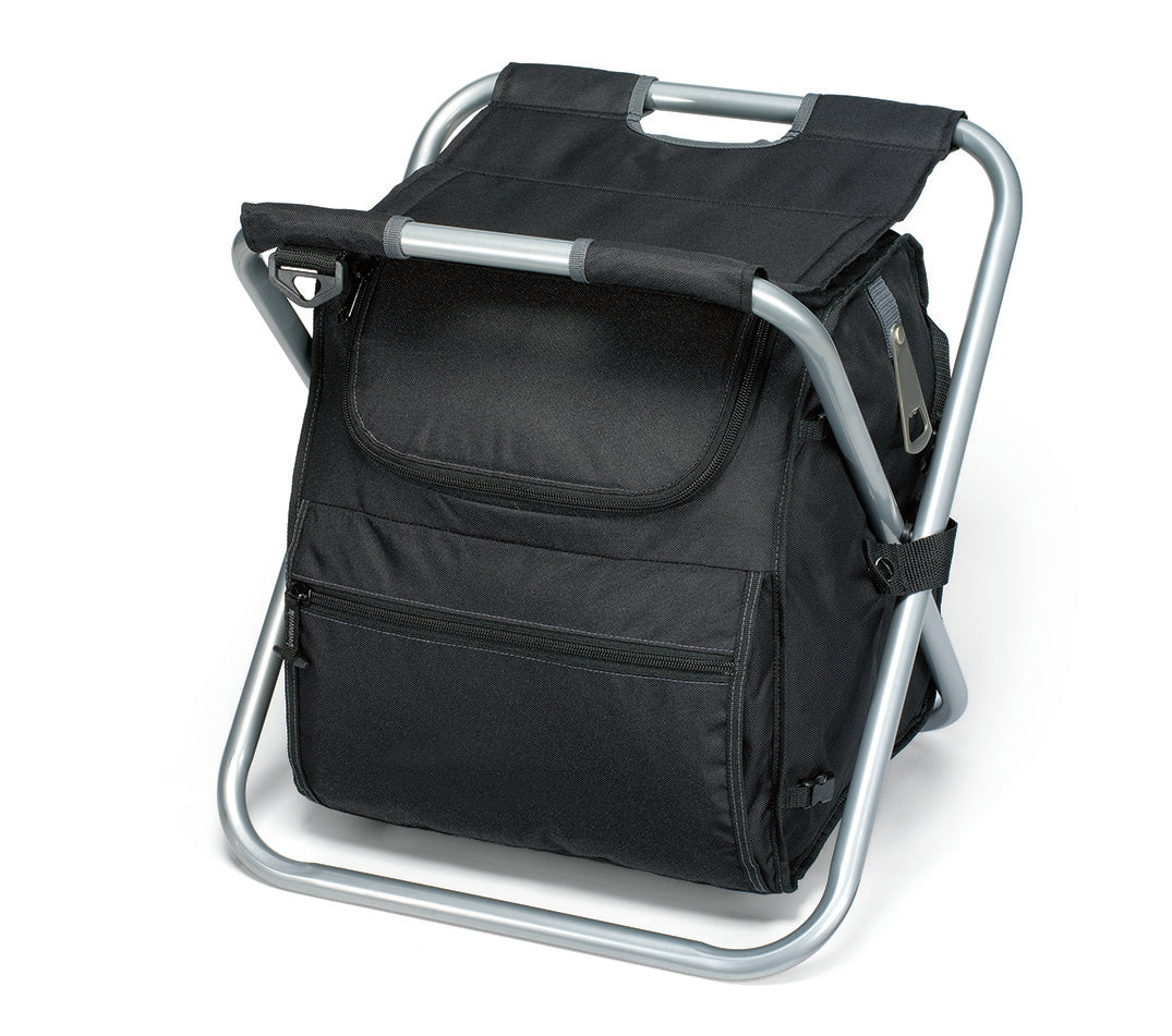 Black Deluxe Spectator Cooler Chair