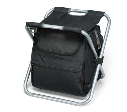 Black Deluxe Spectator Cooler Chair