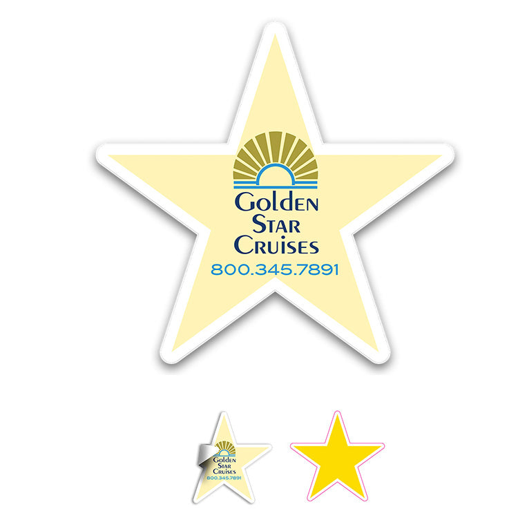 Star Stock Shape Stickers