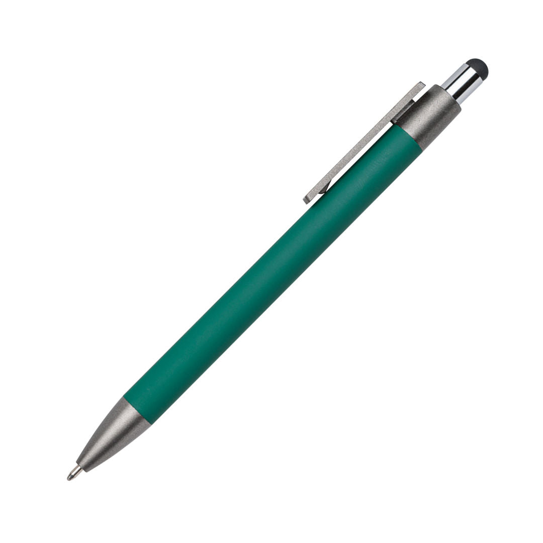 Hughes Metal Pen w/Wood Clip & Black Refill