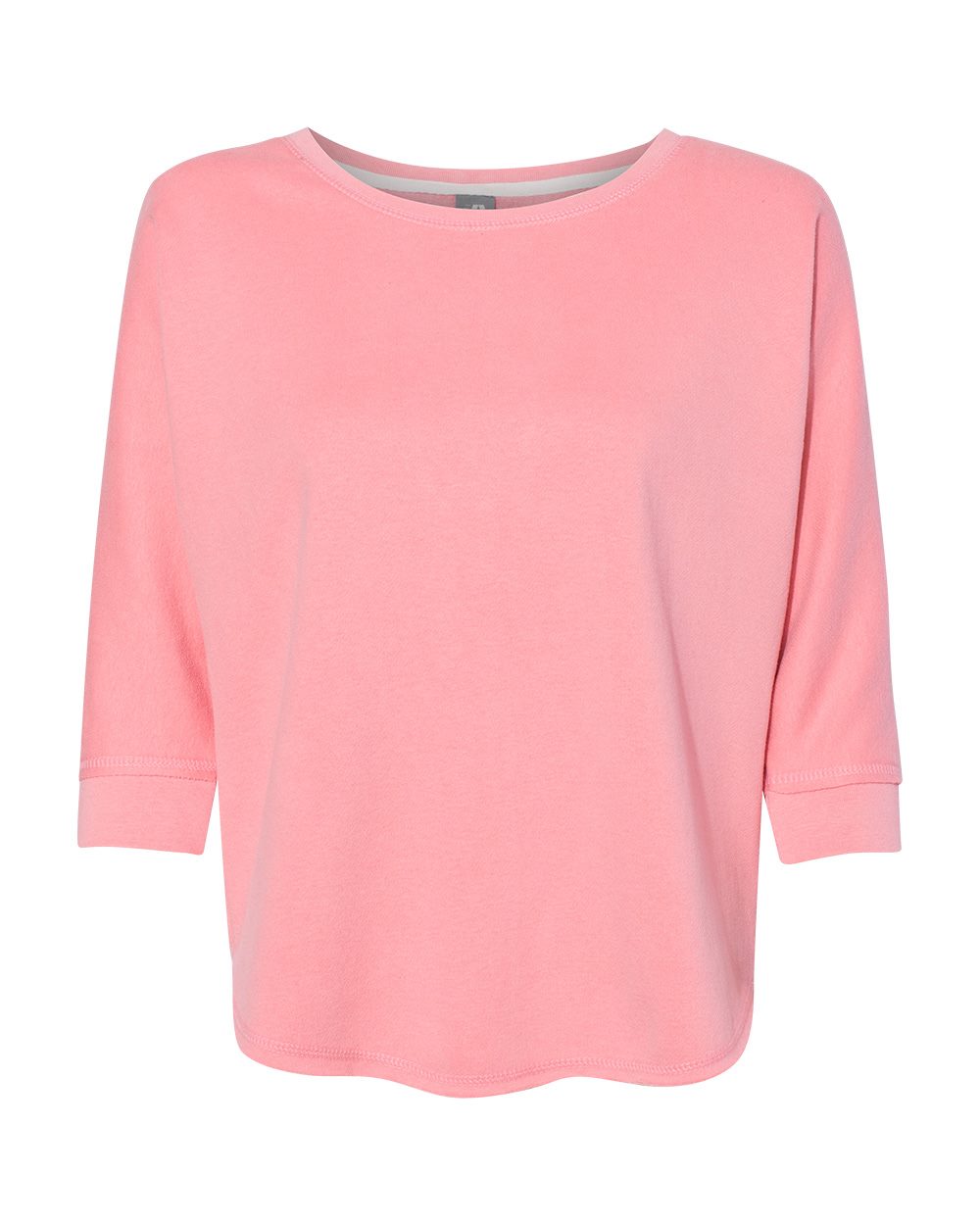Women's Lounge Fleece Dolman Crewneck Sweatshirt - 8685