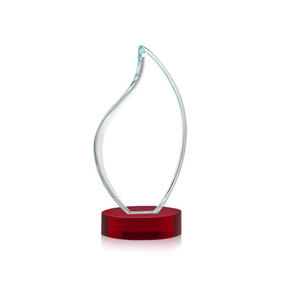 Odessy Flame Award on Alberton Base - Red