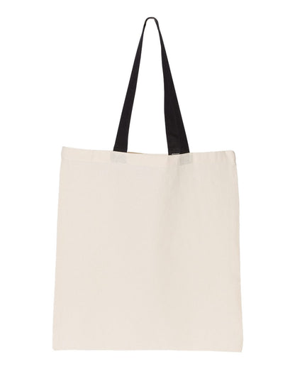 Contrast-Color Handle Tote - OAD105