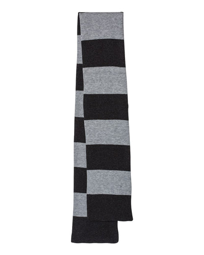Rugby-Striped Knit Scarf - SP02