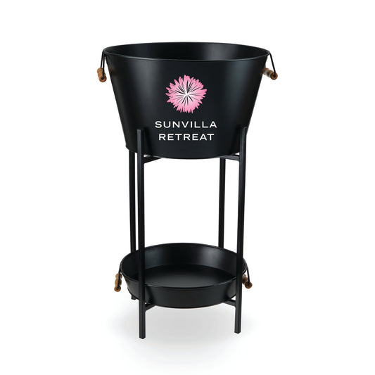 Twine Living® Beverage Tub Stand & Tray