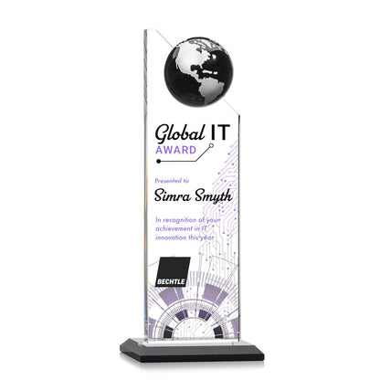 Arden VividPrint™ Award - Black/Silver