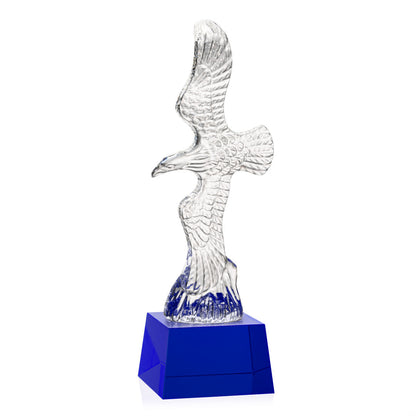 Staffordshire Eagle on Robson Base - Blue