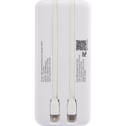 Pwr Pal 10000 mAh Power Bank with Integrated Cable