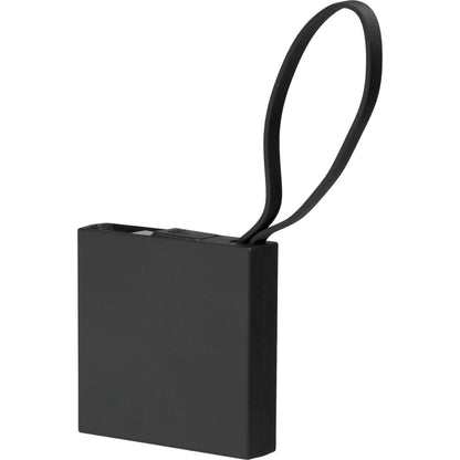 Recycled ABS 2000 mAh Power Bank with Type-C Cable