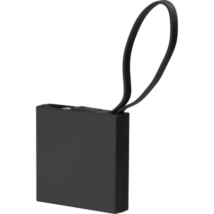 Recycled ABS 2000 mAh Power Bank with Type-C Cable