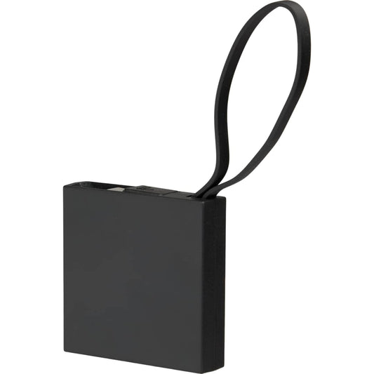 Recycled ABS 2000 mAh Power Bank with Type-C Cable