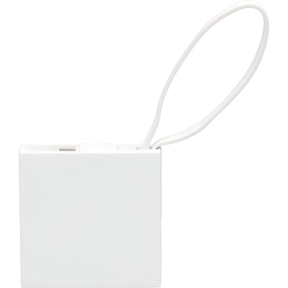 Recycled ABS 2000 mAh Power Bank with Type-C Cable