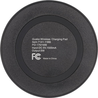 Black Quake Wireless Charging Pad