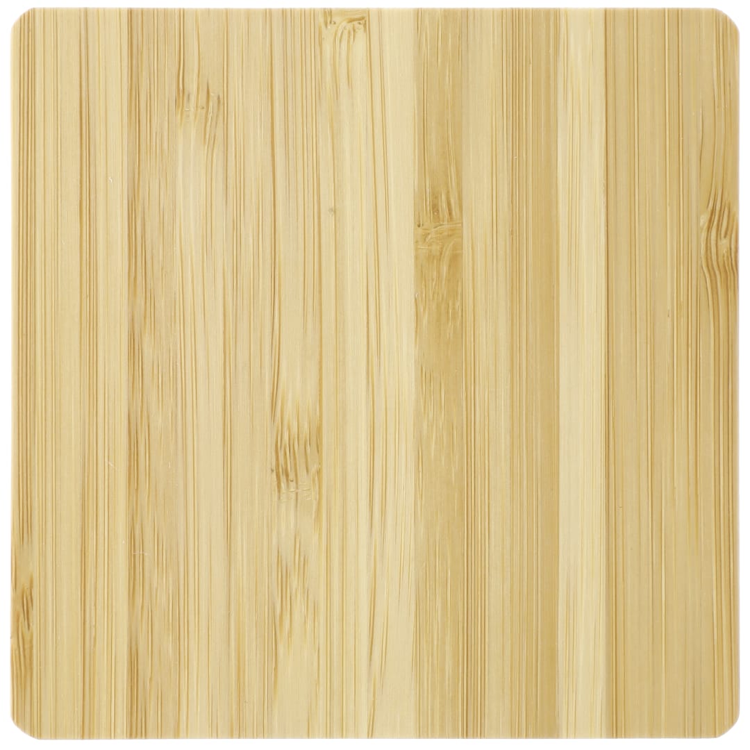 FSC® 100% Bamboo Wireless Charge Pad w/Dual Output