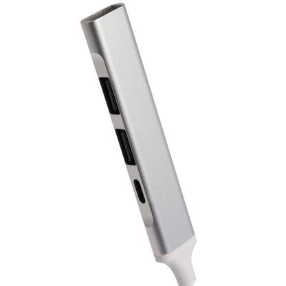 Aluminum 4-Port USB-A and C Hub