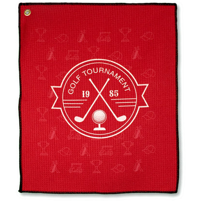 Microfiber Waffle Small Golf Towel