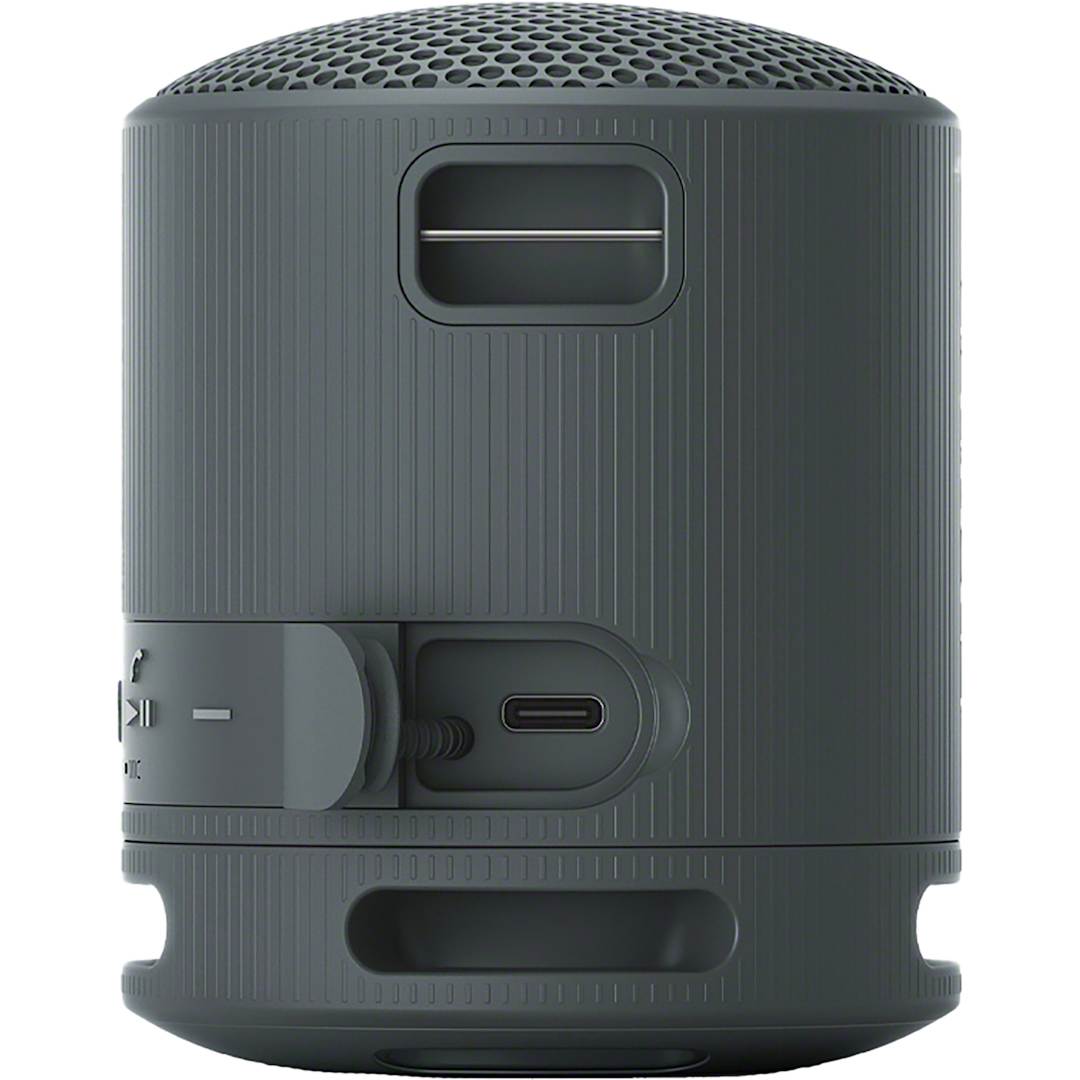 Front View of Black Sony SRS-XB100 Bluetooth Speaker