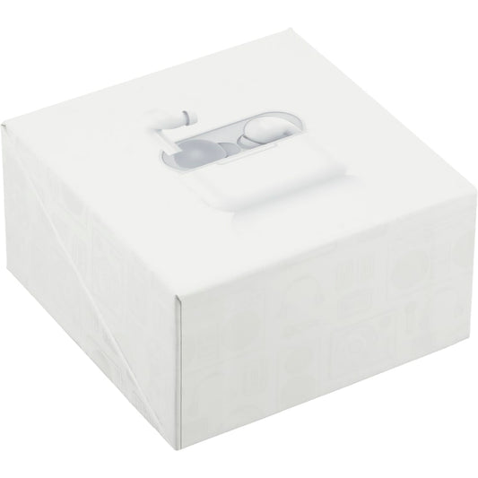 Front View of White Braavos Pro True Wireless Auto Pair Earbuds