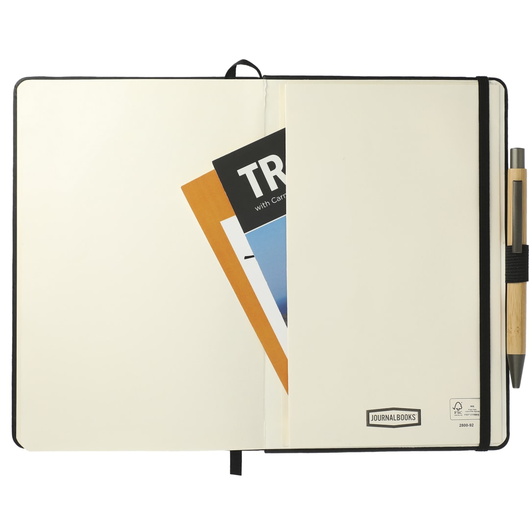 5.5" x 8.5" Cactus Leather Bound Journal Set