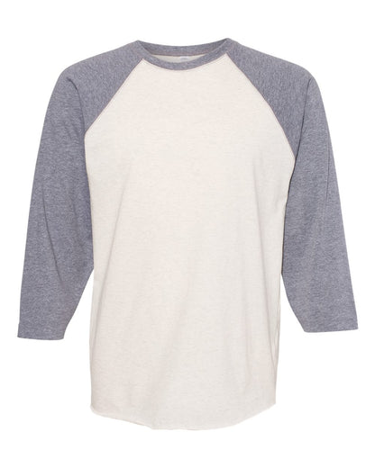 Men's Baseball Fine Jersey Three-Quarter Sleeve Tee - 6930