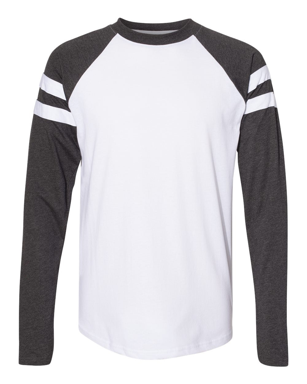 Unisex Fine Jersey Mash Up Long Sleeve Tee - 6934