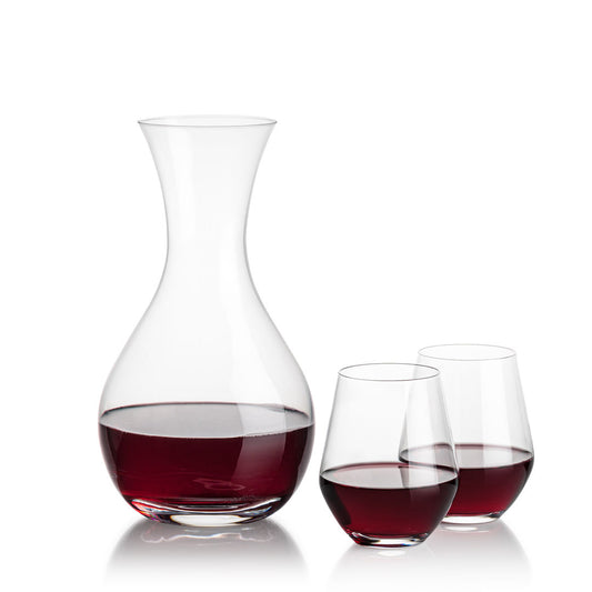 Adelita Carafe & Reina Stemless Wine