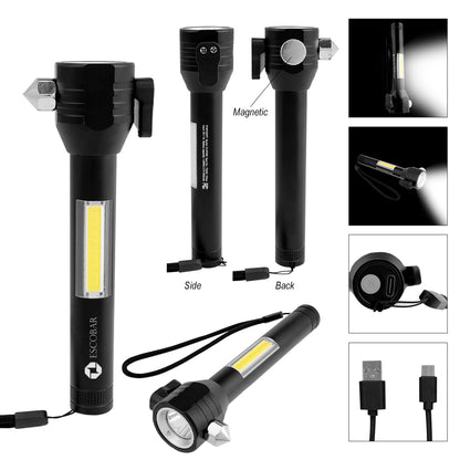 Safety Tool With COB Flashlight 2.0