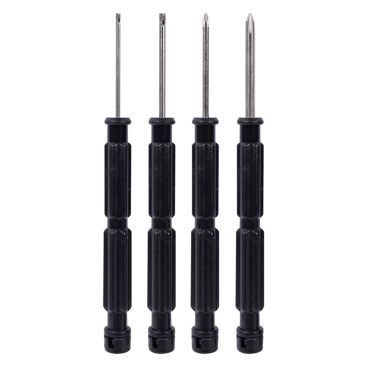 BLACK 4- Piece Mini Screwdriver Set