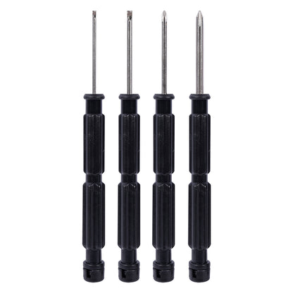 BLACK 4- Piece Mini Screwdriver Set