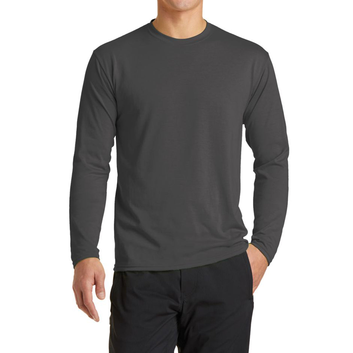 Port & Company® Long Sleeve Performance Blend Tee