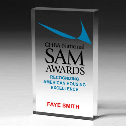 PhotoImage® Rectangle Paperweight - 4” x 6” x 1/2”