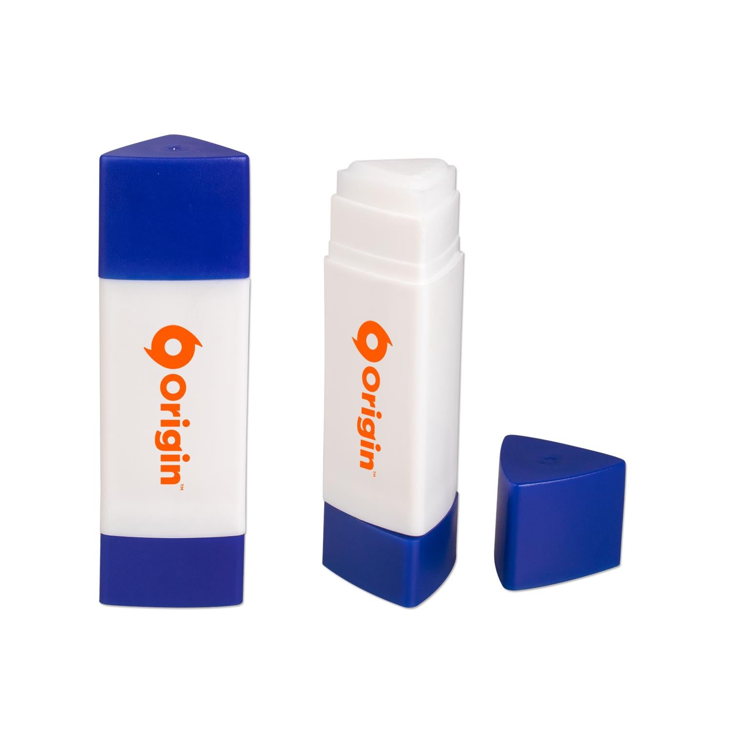 White/Blue Triangle Glue Stick
