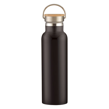 21 Oz. Full Laser Tipton Stainless Steel Bottle With Bamboo Lid