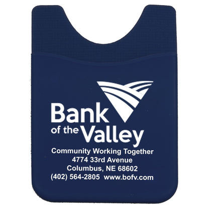 “Banker” Soft Silicone Cell Phone Wallet