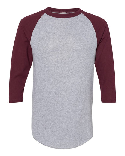 Unisex Three-Quarter Raglan Sleeve Baseball Jersey T-Shirt - 4420