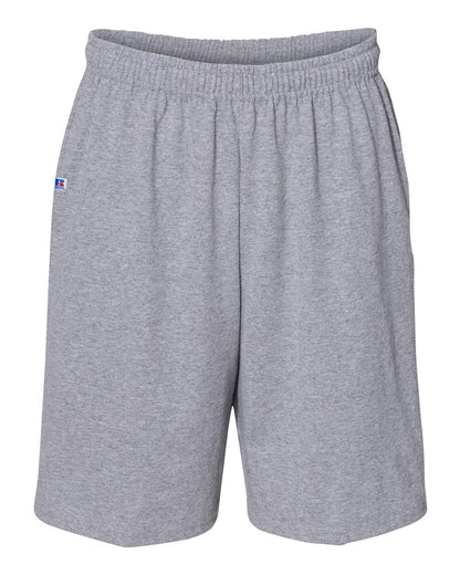 Men's Cotton Classic Jersey Shorts with Pockets - 25843M