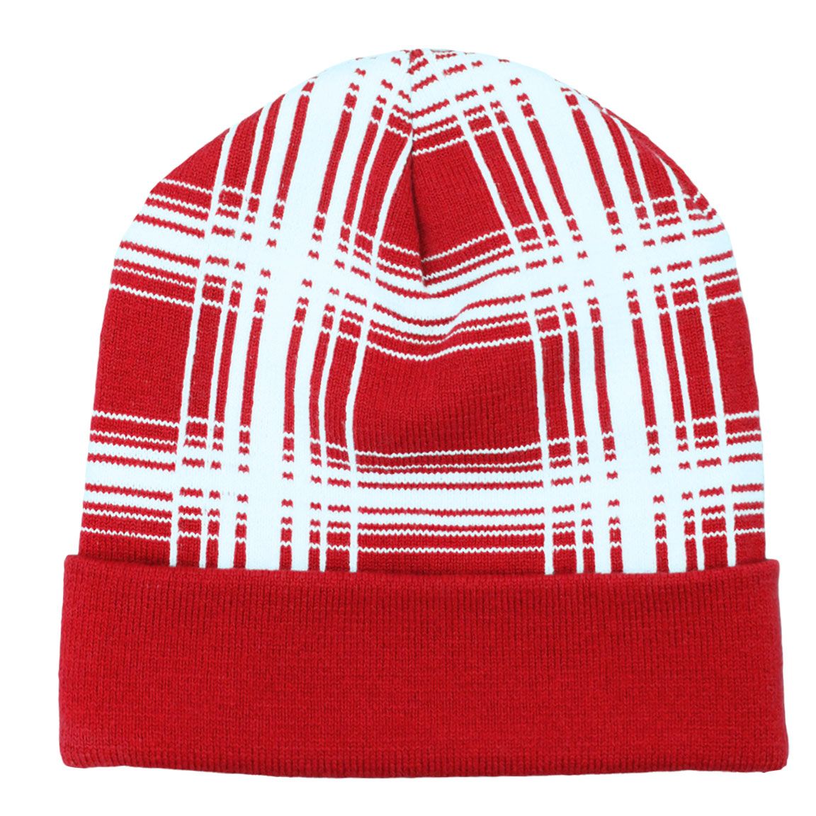 Mega-Plaid Beanie