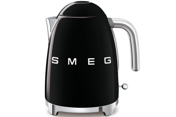 SMEG 7-Cup Electric Kettle - Black Glossy