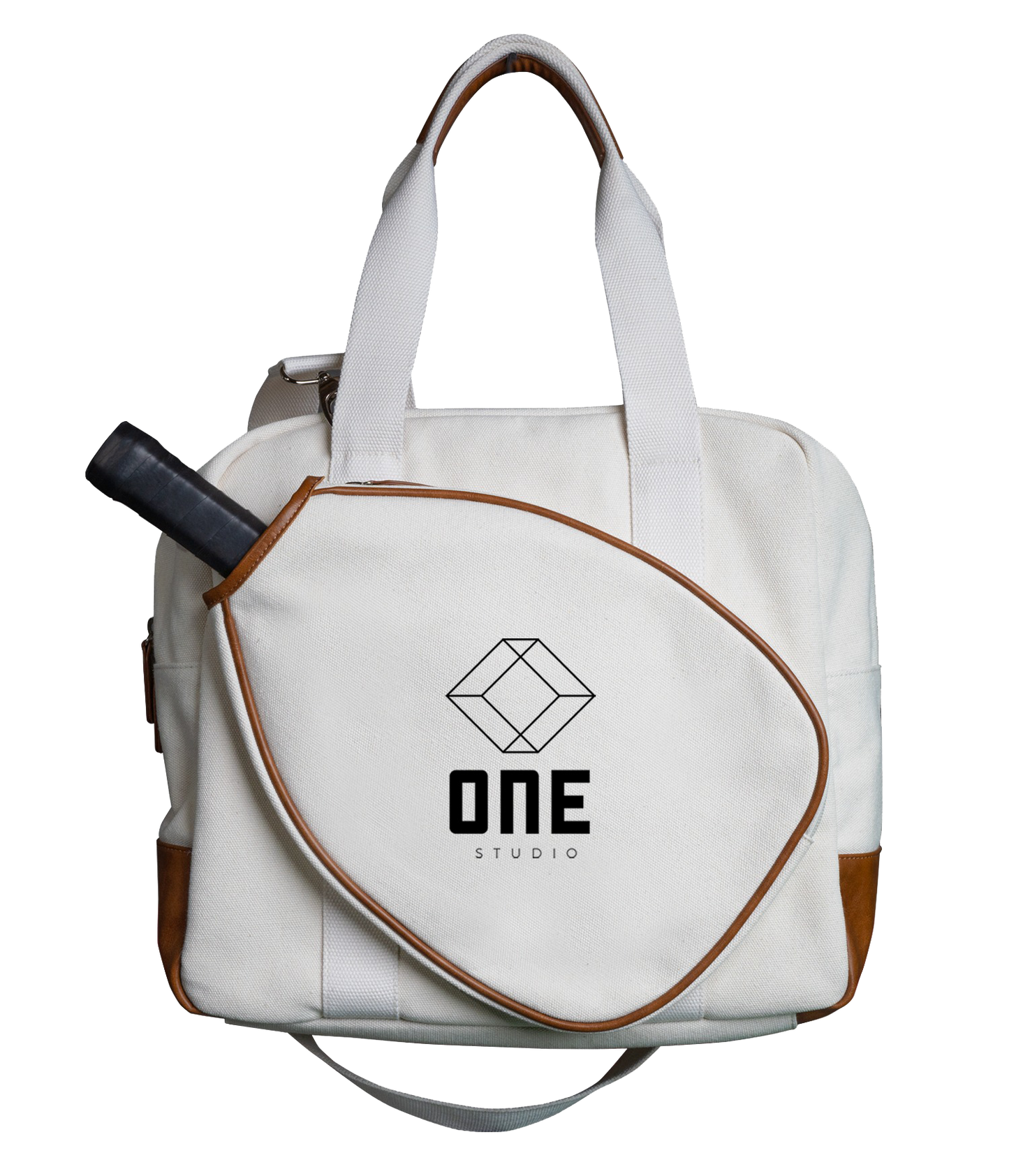 Black w/ Black Trim RallyReady Pickleball Tote Bag