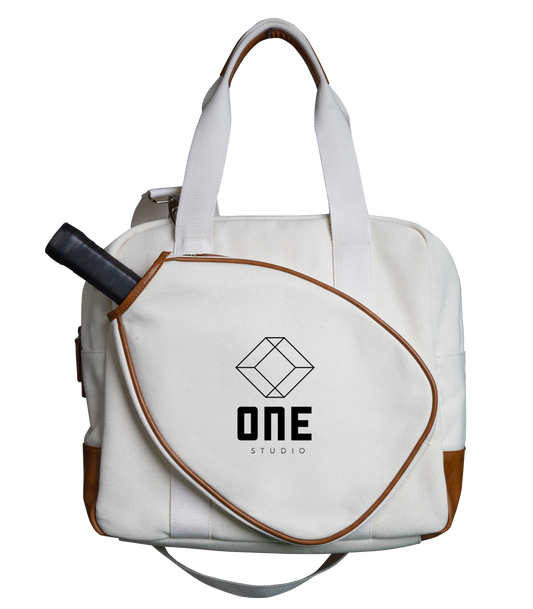 Black w/ Black Trim RallyReady Pickleball Tote Bag