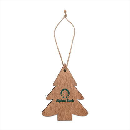 Wooden Tree Ornament